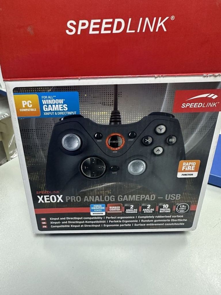 Дешиво Speedlink sl-6566 xeox pro analog gamepad - wireless с ломбарда