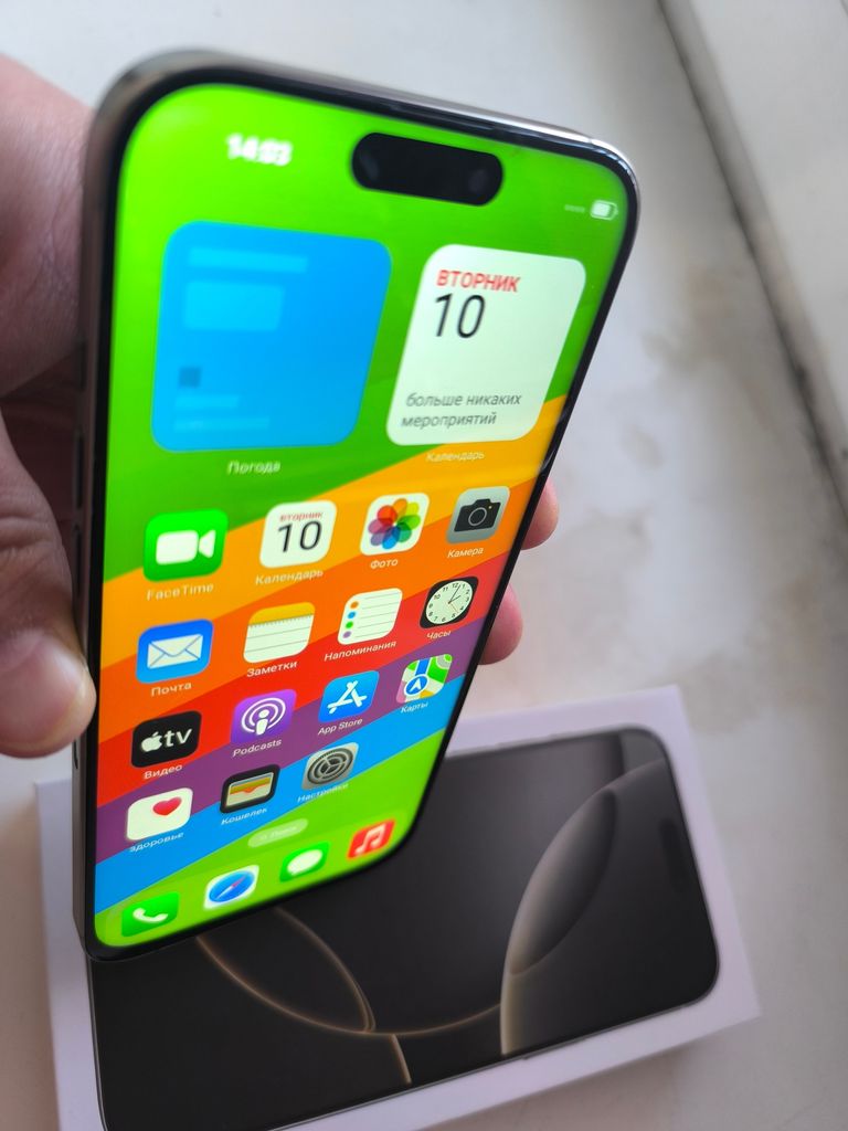 Дешево Apple iPhone 16 Pro Max 512GB Dual SIM White Titanium (MYTT3) з ломбарду