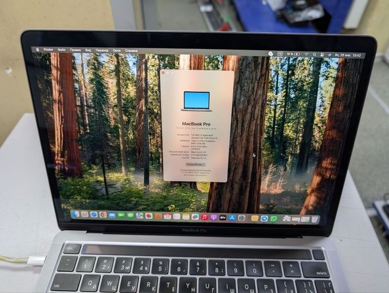 Apple macbook pro/13.3/ core i5 1,4ghz/ ram8gb/ ssd256gb/ iris plus 645/ retina, truetone, touch bar Код:01-200896675. Изображение 8