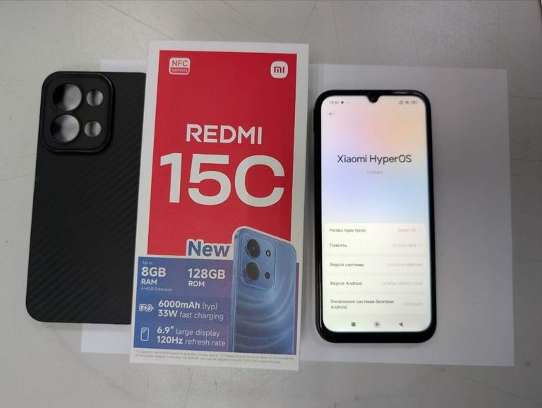 Купити Xiaomi redmi 15c 4g 4/128gb Б/У