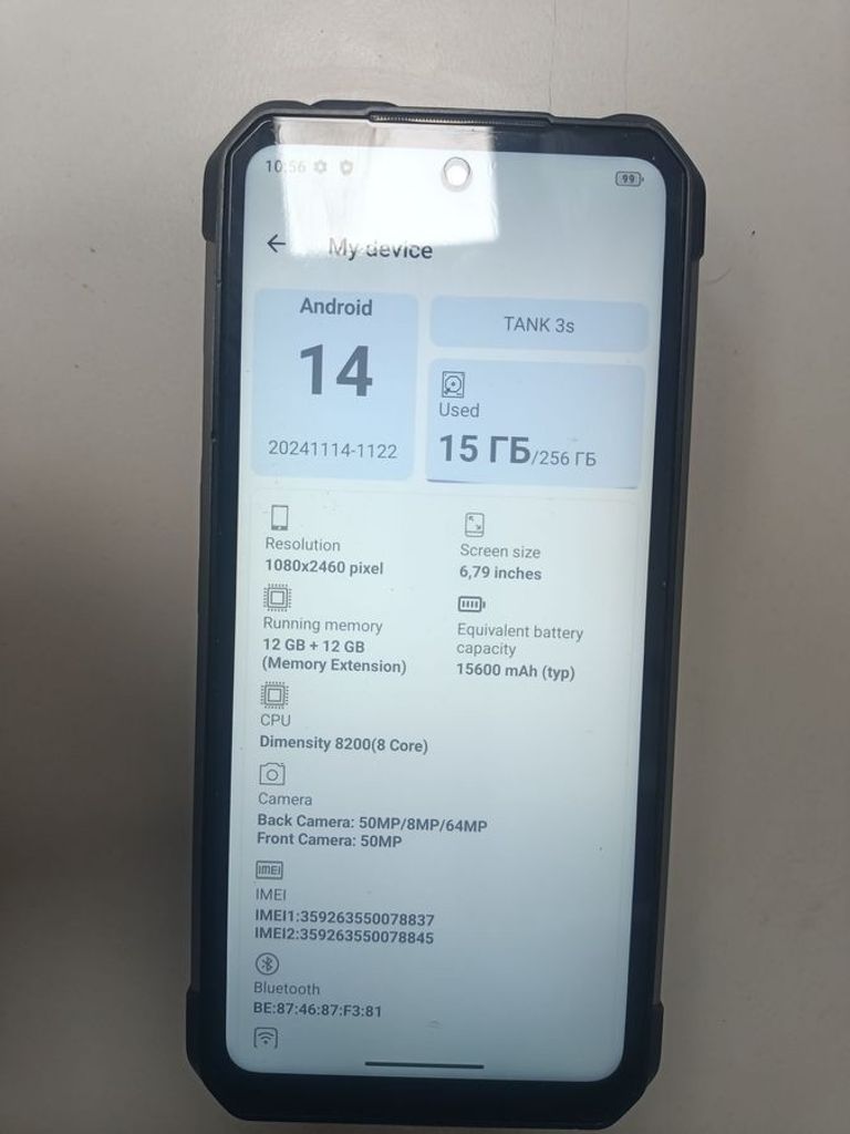 Купити Unihertz tank 3s 12/256gb Б/У