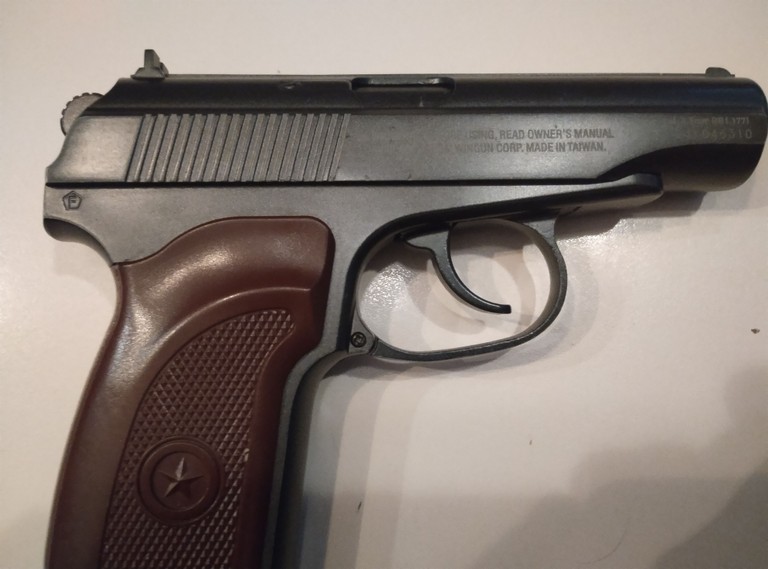 Купить Пневматический Пистолет Макарова PM WinGun (Taiwan) Blowback system Б/У