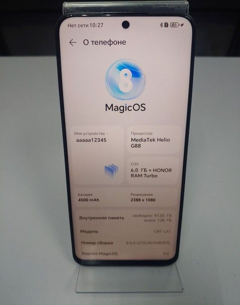 Оголошення Honor x8a 6/128gb Б/У