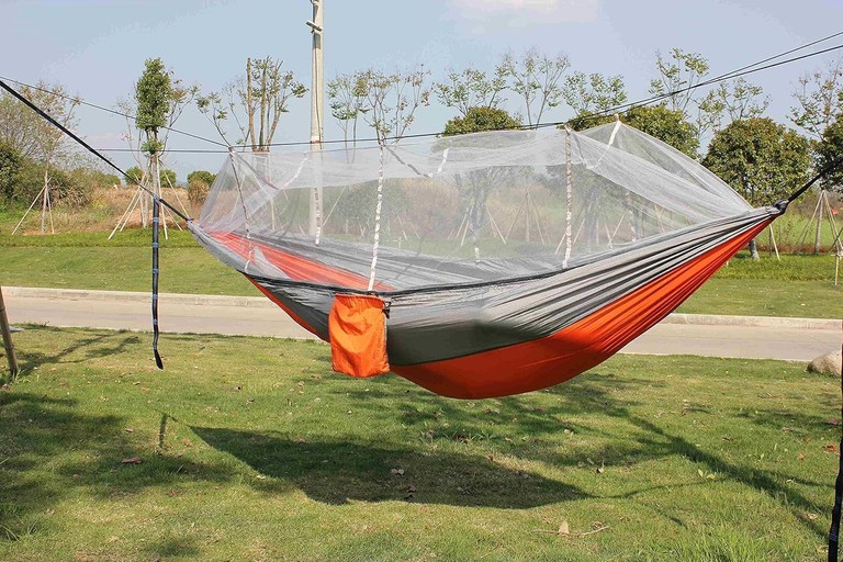 Объявление Hammock з москітною сіткою 220x120 см Помаранчевий Б/У