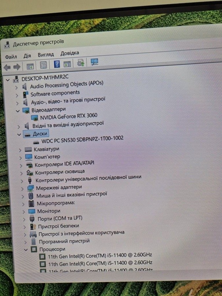 Пк intel core i5-11400f/ram 16 gb/hdd відсутній/ssd 1000 gb/nvidia rtx 3060 (geforce) 12gb gddr6 192bit Код:01-200962554. Зображення 5