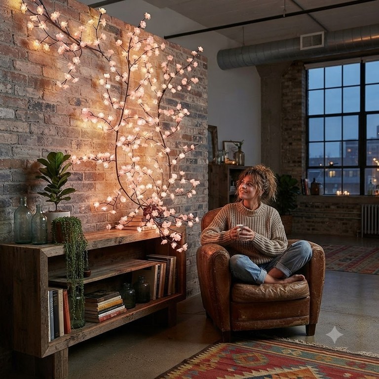 LED "Квіти сливи" Код:null. Зображення 5
