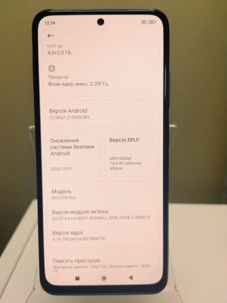 Объявление Xiaomi redmi note 10 4/128gb Б/У