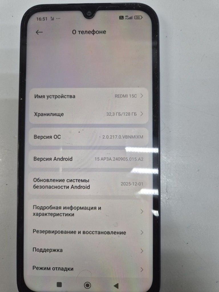 Дешево Xiaomi Redmi 15C 5G 4/128GB Midnight Black з ломбарду