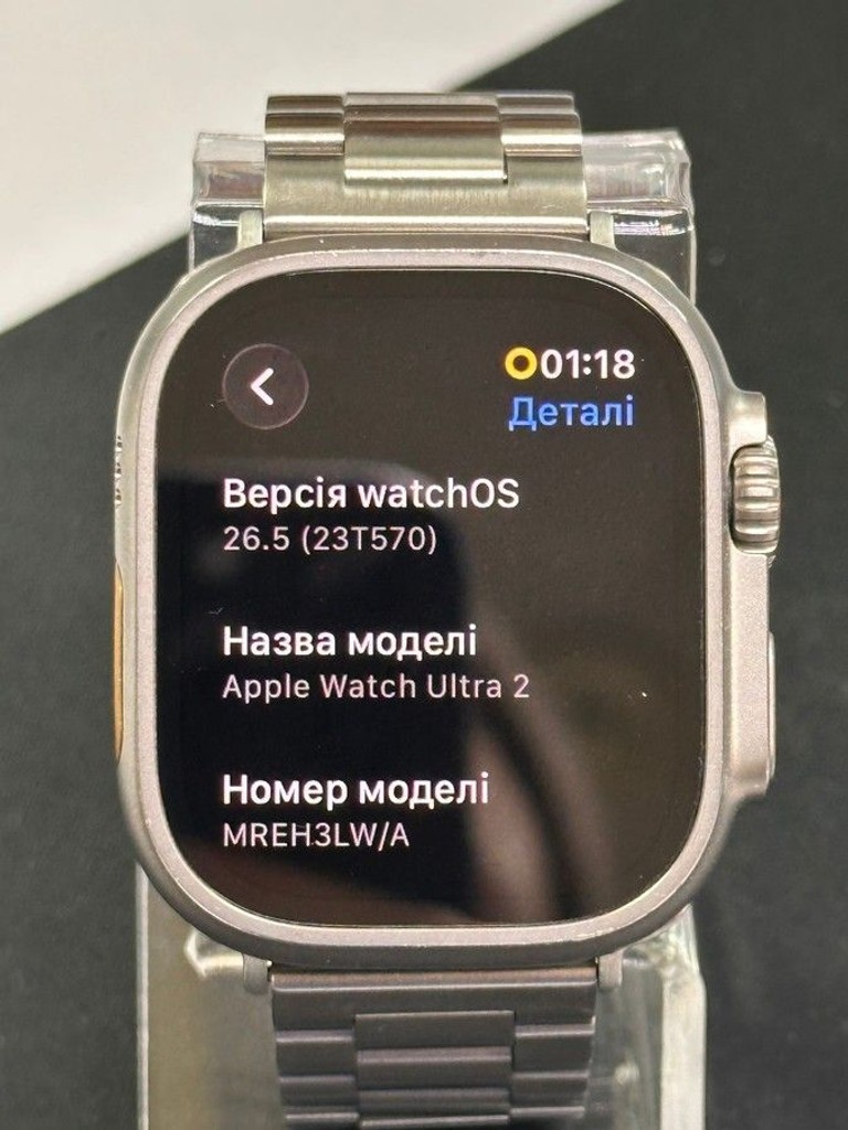Apple watch ultra 2 gps + cellular 49mm titanium case Код:01-201052455. Зображення 5