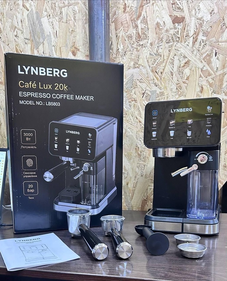 Lynberg Cafe Lux 20K LB5803 20 бар, 3000Вт Код:null. Зображення 7