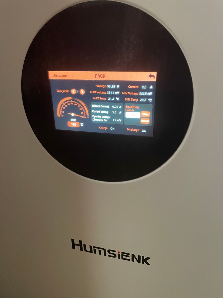 Humsienk 48V, 5Квт, 100Ah  Код:null. Зображення 8