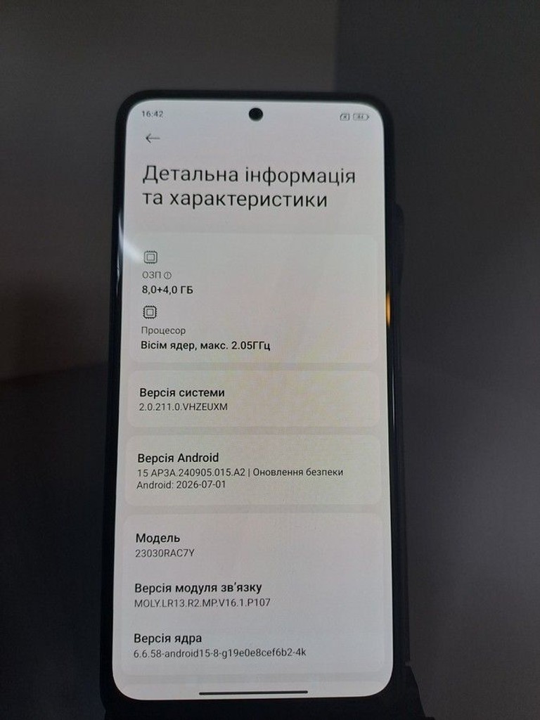 Xiaomi redmi note 12s 8/256gb Код:01-201163973. Зображення 8