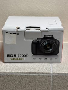 01-200779080: Canon eos 4000d + ef-s 18-55mm macro 0-25m 0,8ft