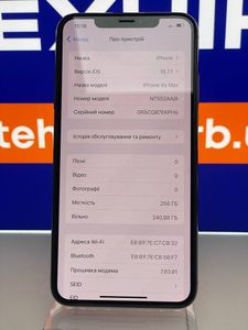 Б/в Мобільний телефон Apple iphone xs max 256gb 01-200745563