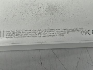 Б/в Повербанк Baseus bipow 20000mah 20w ppbd20k 01-200833781