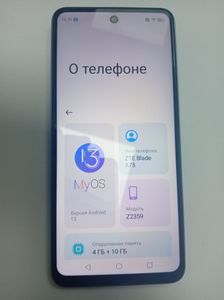 Б/в Мобільний телефон Zte blade a75 4/256gb 01-200843512