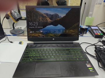 Б/в Ноутбук Hp 15/ryzen 5 4600h ddr4/32gb ddr4/hdd *відсутній/ssd 1000 gb/geforce gtx1650ti 4gb 01-200845188
