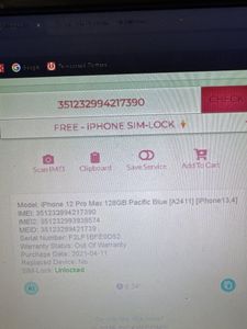 Б/у Мобильный телефон Apple iphone 12 pro max 128gb 01-200859133