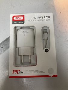 Б/в Мережевий зарядний пристрій Xo l114+ lightning 01-200889790