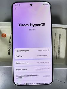 Б/в Мобільний телефон Xiaomi 15t pro 12/256gb 01-200921119