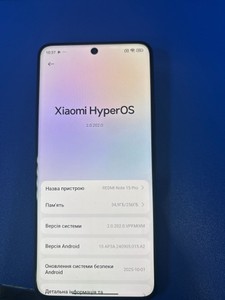 Б/у Мобільний телефон Xiaomi redmi note 15 pro 4g 8/256gb 01-200973393