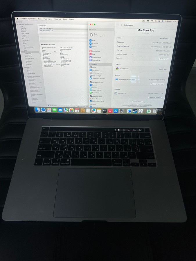 Ноутбук Apple a2141 macbook pro 16
