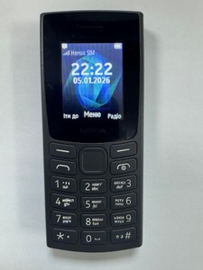 Б/у Мобільний телефон Nokia 105 ss 2023 01-200984837
