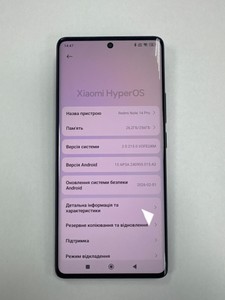 Б/в Мобільний телефон Xiaomi redmi note 14 pro 8/256gb 01-200997860