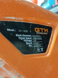 Б/в Установка алмазного буріння Gtm dk-182 01-201131303