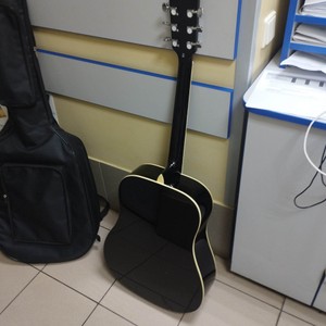 Б/у Акустическая гитара Harley Benton d-120 bk 01-201147040