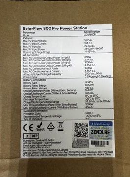 01-200740907: Solarflow 800 pro