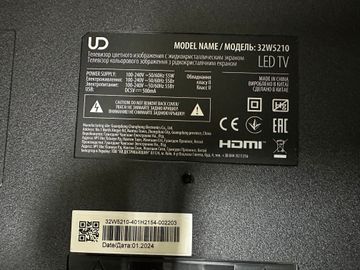 01-200782596: Ud 32w5210t