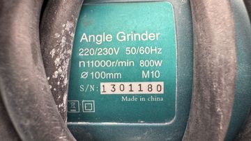 Б/в Шліфмашина кутова Gq g1004 800w 01-200804124