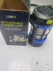 Б/в Лампа кемпінгова Luno з сонячною батареєю 01-200815614