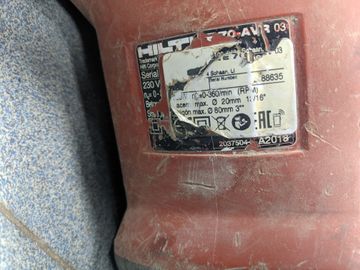 Б/в Перфоратор Hilti te 70-avr 01-200809132