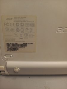 Б/в Ноутбук Acer 11/atom n2600 ddr3/2gb ddr3/hdd 120 gb/ssd *відсутній/*інтегрована 01-200866957