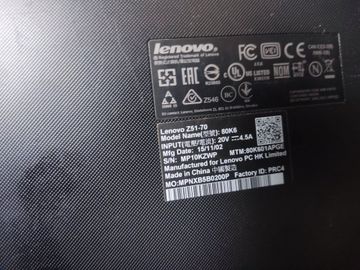 Б/в Ноутбук Lenovo 17/core i5 5200u ddr3/16gb ddr3/hdd 1000 gb/ssd *відсутній/radeon r9 m275 01-200881436