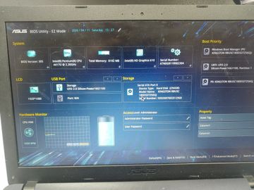 Б/в Ноутбук Asus 15/pentium 4417u ddr4/8gb ddr4/hdd *відсутній/ssd 240 gb/*інтегрована 01-200922263