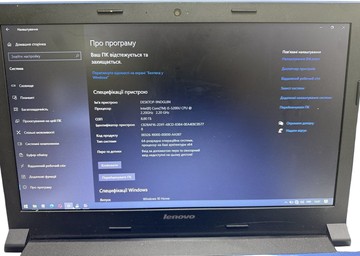 Б/в Ноутбук Lenovo 15/core i5 5200u ddr3/8gb ddr3/ssd 240 gb/*інтегрована 01-200913213
