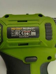 Б/в Шурупокрут Procraft pa12pro 1акб зп 01-200932521