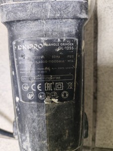 Б/в Кутова шліфмашина Dnipro-M gl-125s 01-200973045