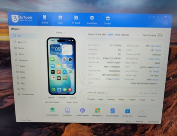 Б/в Мобільний телефон Apple iphone 16 pro max 256gb 01-200893068