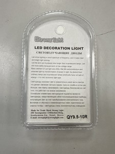 Б/в LED лампа для авто Led Strong Light qy9.5-10 red strong light 01-201008906