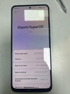 Б/в Мобільний телефон Xiaomi redmi note 12 5g 4/128gb 01-201011501