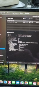 Б/в Ноутбук Apple macbook air 13,6" 2025 a3240 / apple m4 10 core сpu/ 8 core gpu/ ram16g/ ssd256gb 01-201041971