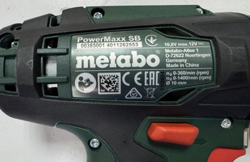 Б/в Шурупокрут Metabo powermaxx sb 01-201045698