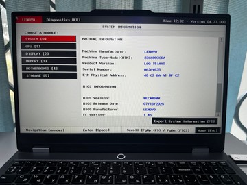 Б/в Ноутбук Lenovo 15/core i5-12450hx ddr5/16gb ddr5/hdd *відсутній/ssd 512 gb/geforce rtx2060 6gb 01-201054557