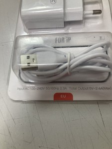 Б/в Мережевий зарядний пристрій Xo l99 + lightning 01-201108745