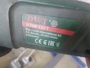 Б/у Угловая шлифмашина Dwt ws08-125 t 01-201133673