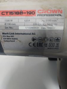 01-200582977: Crown ct15188-190